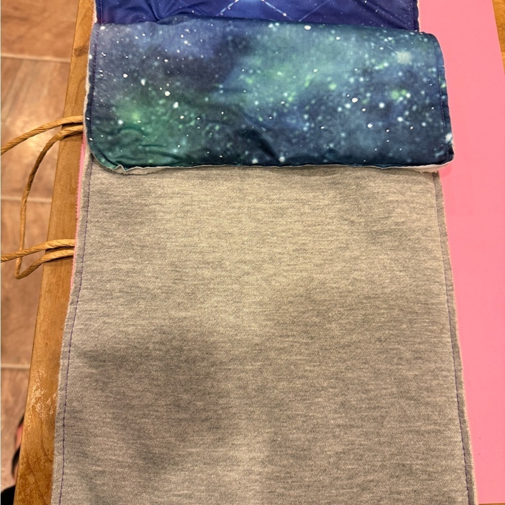 Galaxy Print Doll Sleeping Bag We made it Jennifer Gardner 2014 - Picture 3 of 10